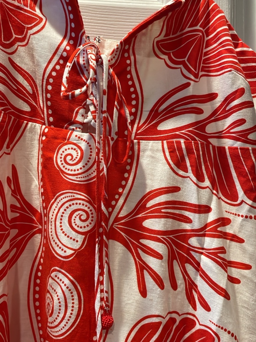 Farm Rio White Ainika Shell Maxi Dress - Picture 10 of 10